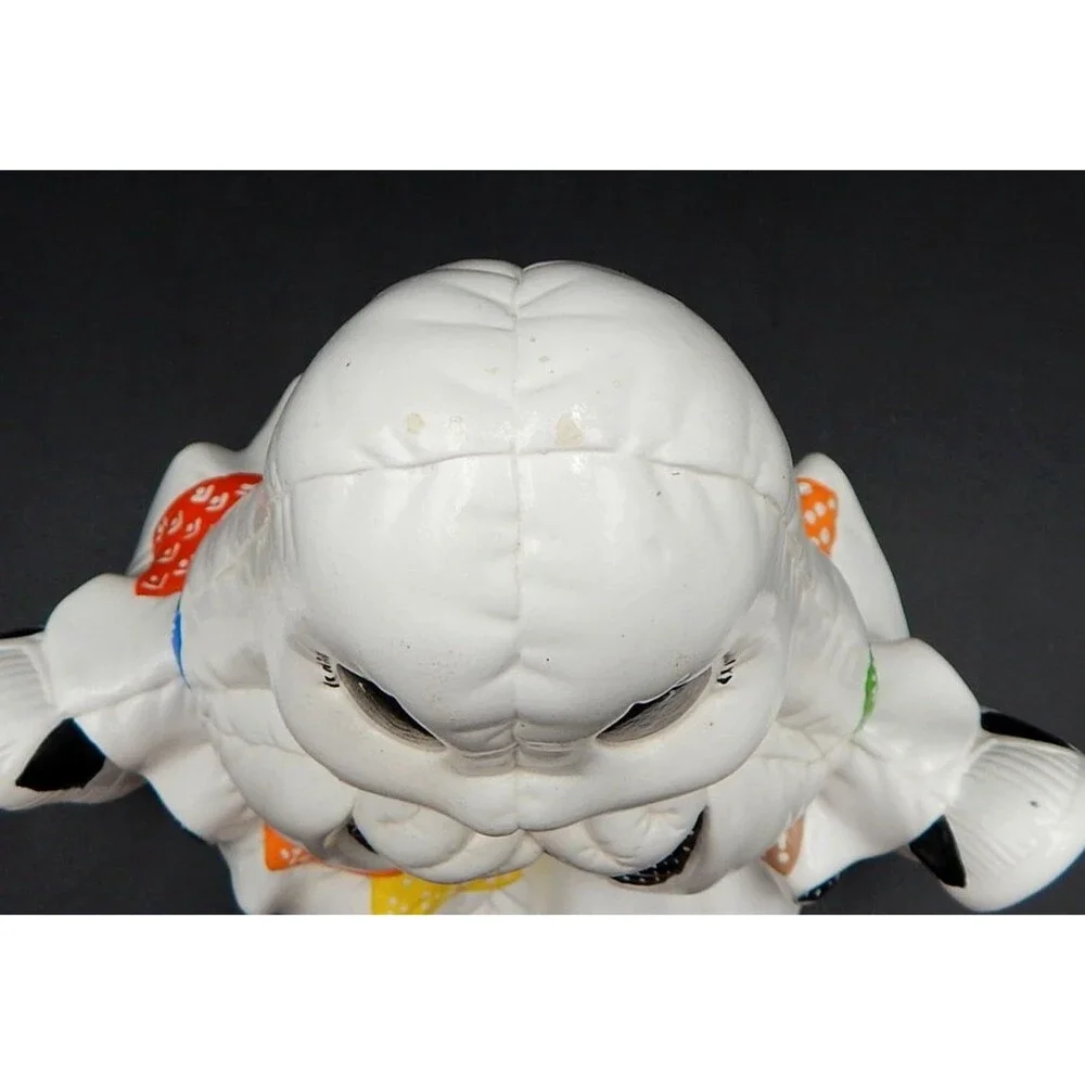 Dona Mold 1980s Ceramic Ghost Boy Spider Baseball Hat Halloween Hand Painted